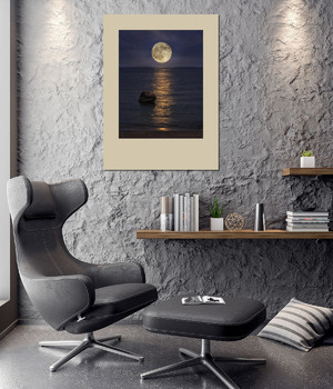 Модульная картина Полнолуние на Синайском полуострове