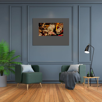 Модульная картина Елочные украшения