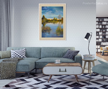 Модульная картина Весенний пейзаж