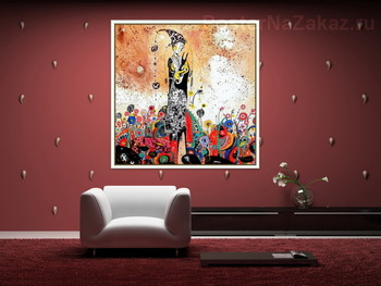 Модульная картина Чёрный кроль