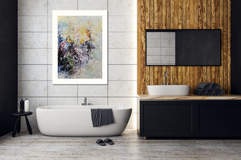 Модульная картина Цветущие ирисы