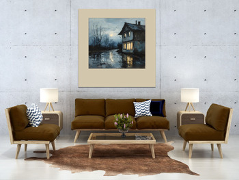 Модульная картина Дом в Арли