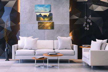 Модульная картина Во французских Альпах