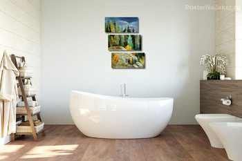 Модульная картина Камни Карелии