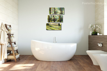 Модульная картина Пушкинский парк