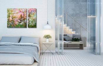 Модульная картина Крымский цвет