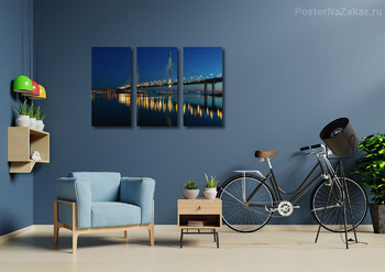 Модульная картина ЗСД на Крестовском.