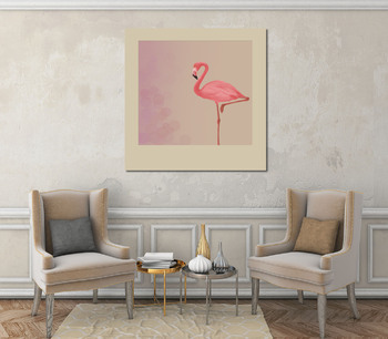 Модульная картина Фламинго