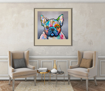 Модульная картина Французский бульдог