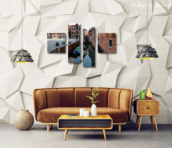 Модульная картина Каналы Венеции