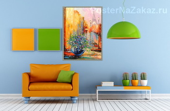 Модульная картина Весна в Париже