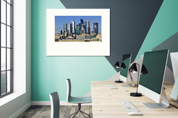 Модульная картина Москва-Сити