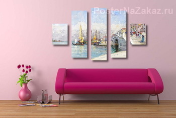Модульная картина Венеция