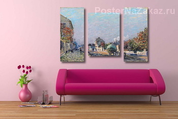 Модульная картина Улица в Марли