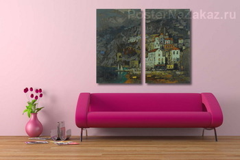 Модульная картина Вид на Амальфи, 1925