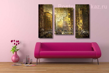 Модульная картина Вечер на Петроградской 