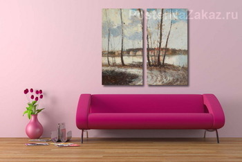 Модульная картина Осенний пейзаж