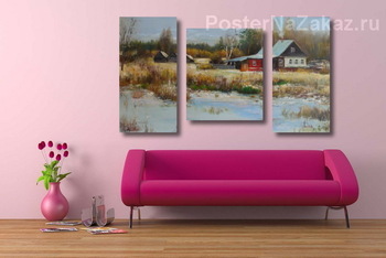 Модульная картина Скоро зима