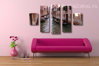 Модульная картина Каналы Венеции