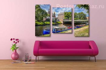 Модульная картина Утром на Мойке.