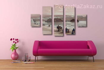 Модульная картина Остров грая