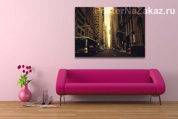 Модульная картина Улица Матхэттена.
