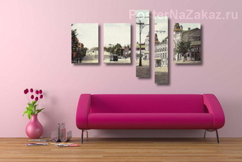 Модульная картина Таганрогский проспект. Городской театр 1903  –  1905