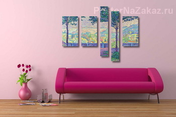 Модульная картина Терраса Медон