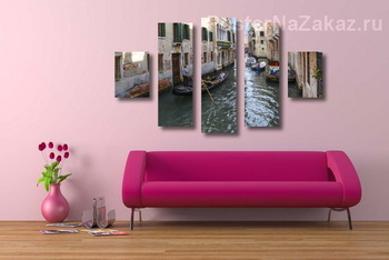 Модульная картина Каналы Венеции