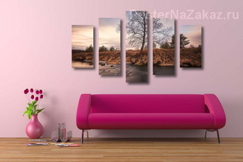 Модульная картина Молочные реки...