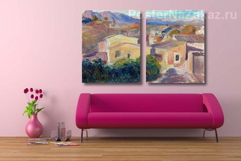 Модульная картина Пейзаж Кань-сюр-Мер