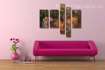 Модульная картина Грибной сентябрь