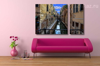 Модульная картина Каналы Венеции