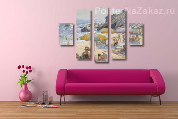 Модульная картина Бухта дайверов, Лагуна Бич