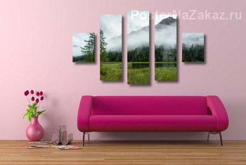 Модульная картина После дождя