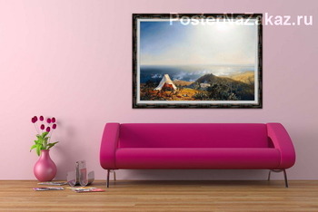 Модульная картина Нападение на Алжир с моря