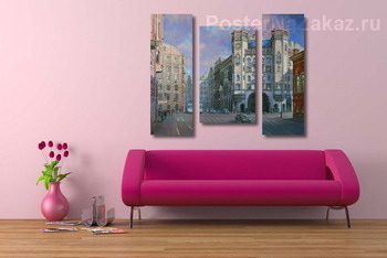 Модульная картина Площадь Л. Толстого