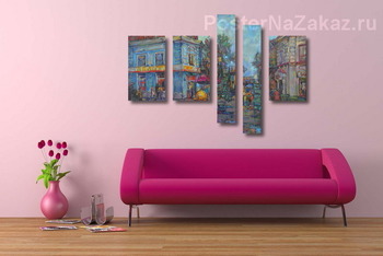 Модульная картина Пассаж на Пестеревской