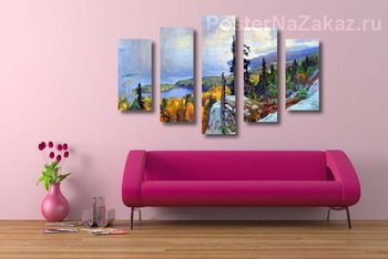 Модульная картина Осенний пейзаж