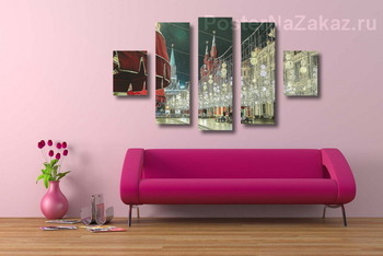Модульная картина Вид от ГУМа