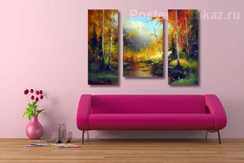 Модульная картина Осенний джаз