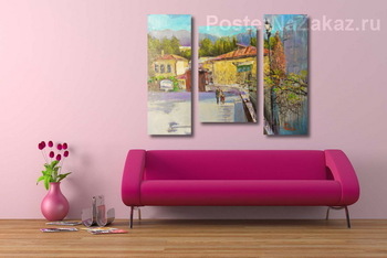 Модульная картина Крымский пейзаж