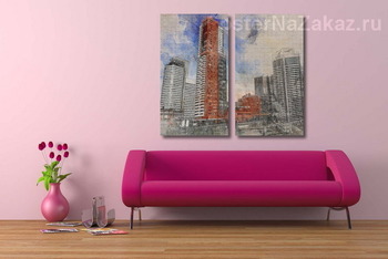 Модульная картина Мегаполис