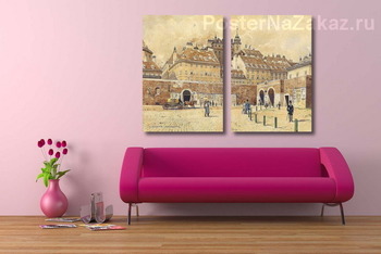 Модульная картина Вид на Вену из Ротентурмтор
