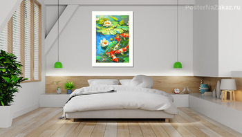 Модульная картина Речная живность