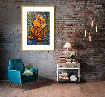 Модульная картина Тотем ,, Медведь,,