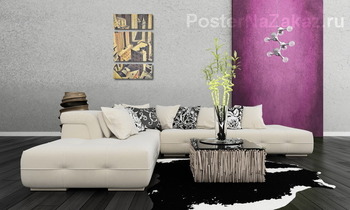 Модульная картина ГЛЯДЯ ВНИЗ НА ЦЕНТР ГОРОДА