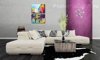 Модульная картина Дождь