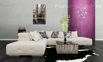 Модульная картина Улочки Ниццы