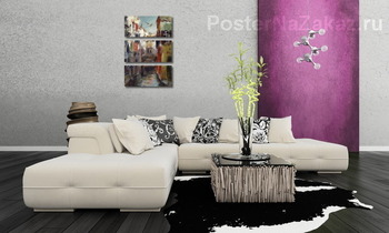 Модульная картина И. Левитан Венеция(этюд ) (авторская копия)